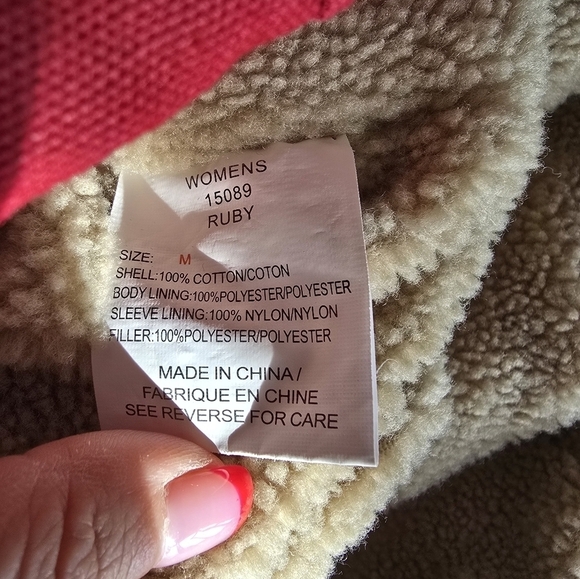 Vintage Y2K Woolrich Women's Red Barn/work Jacket Size M - Picture 7 of 10